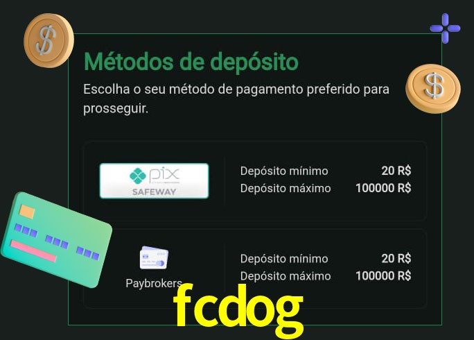 O cassino fcdog oferece uma grande variedade de métodos de pagamento